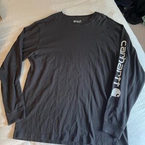 Carhartt Men's Long Sleeve Tee in Black